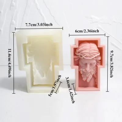 3D Relief Silicone Nến Khuôn Chân Dung Châu Âu Thủ Công Tự Làm Pha Lê Nhựa Xi Măng Khuôn Thạch Cao Nhà Quà Tặng