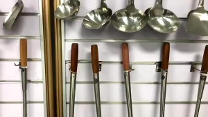 ALAT DAPUR SERBAGUNA CENTONG GAGANG KAYU ANTI PANAS /ANTI LENGKET/BAHAN STAINLESS BESAR /KUAT KOKOH