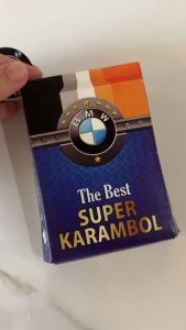Biji Karambol Super Diameter Besar / Jumbo Motif BMW / Random | koin krambol 2 lapis tebal 5 mm original | 1 set buah kerambol 5mm glossy | coin bola carambol | anak carrom games