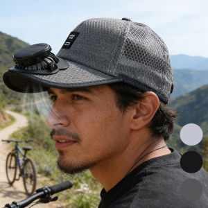Outdoor Mesh Cap Solar Powered Charging Fan Cap Summer New Style Breathable Sunshade Sun Protection mens womens Adults