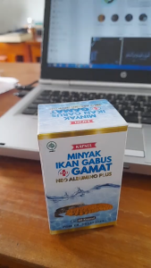 Minyak Ikan Gabus Plus Gamat 60 Kapsul - Neo Albumino Plus Gamat Emas Ikan Kutuk - Suplemen Kesehatan
