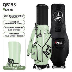 PGM GOLF | Aircraft Checked Telescopic Hardshell Four-Wheel Golf Travel Bag