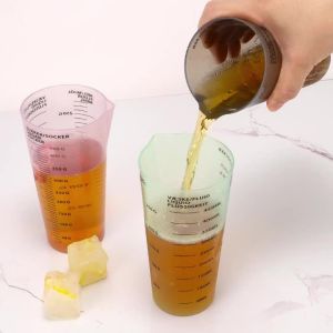 1pc Measuring Cup Food Grade PP Unbreakable Plastic Measuring Jugs Laboratory Beaker Kitchen Milk Coffe Measuring Mug