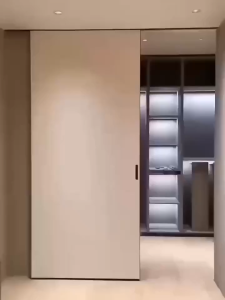 Invisible Trackless Ghost Door Bedroom Bathroom Two-Way Buffer Push-Pull Translational Sliding Gate