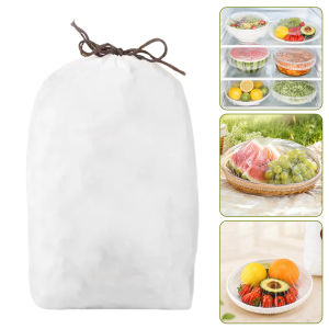 100/200/300pcs Disposable Food Bowl Cover BagFood Fresh-Keeping BagsLocks In Freshness & DustproofKeep Food-Fresh & Hygienic