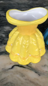 พร้อมส่ง แจกันกระเบื้องเจ้าหญิง ใช้วางดอกไม้ตั้งโชว์