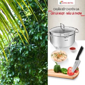 Nồi Inox Tefal Duetto Plus (18cm x 2.0L/20cm x 2.9L/22cm x 6.1L/24cm x 5.0L/28cm x 10.0L) - Hàng chính hãng