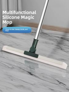 JIFANPAUL | Silicone Dual-Use Mop & Broom for Bathroom & Floor