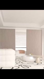 Foldable Divider Curtain Anti Mildew Antibacterial Health Protection Easy Clean with Hooks for Kitchen Bathroom Damp Area Inhibi