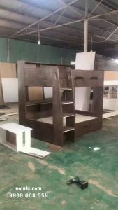 Giường Tầng 1m2 Cao Cấp NOLULU GT078 Kết Hợp Kệ Đựng Đồ Tiện Lợi - Sủ Dụng Được Cho Cả Trẻ Em Và Người Lớn