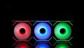 Bộ Kit 3 Quạt Tản Nhiệt Jungle Leopard V2 Interstellar Led ARGB (Ghép Nối Không Dây) - Kèm 2 Dây Kết Nối. 