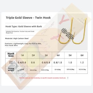 JUQINWANG | Ready-tied Fishing Hooks Wild Fishing