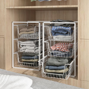 QIMAHUANGZI | Clothes Storage Drawer Organizer Pull-out