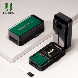เครื่องตัดยา UNTIOR แบบพกพาตัดครึ่ง/สี่ส่วนพร้อมตัวจัดเก็บแบบปิดผนึกเครื่องแยกแท็บเล็ตยา