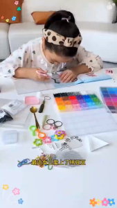 MARD 24 colors Perler bead set craft 2.6mm Crafts with Accessories for Kids Adults Children Best Gift DIY 拼豆工具