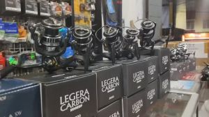 Reel Pancing Spinning Hookup Legera Carbon Power Handle SW 3000 1000 2000 4000 6000