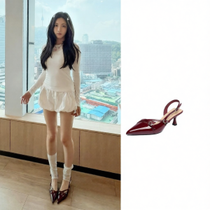 Josiny | Red Pointed Summer Stiletto Heels
