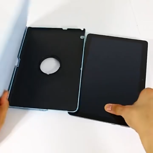 [SG] Case for Xiaomi Poco Pad C1 / Redmi Pad 2 9.7 - 360 Degree Rotating Swivel Stand Leather Tough Cover with Elastic Band Casing