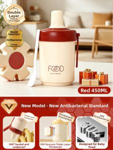 XIAOCHUSHU | Milk and Soy Milk Sippy Straw Cup For Children