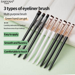 3Pcs/set Professional Makeup Brushes Durable Eyeliner Brush Eyebrow Portable Makeup Ultra Thin Eyeshadow Brush Eyebrow Brush