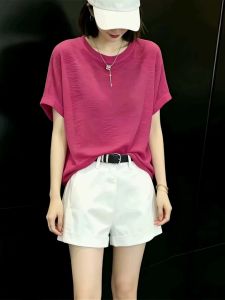 Áo Thun Hồng Đào Dáng Plus Size