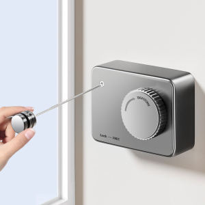 4.2/5.1m 304 Stainless Steel Retractable Clothesline Wall Mounted Invisible Laundry Drying Rack Indoor Hanging Clothes Rope