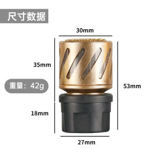 Import Wireless Microphone Neutral Microphone Core Professional Anti-Howling Moving Coil Microphone Microphone-Core KTV High Sensitivity Microphone Head