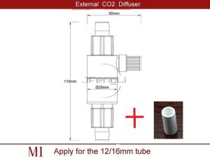 Qanvee CO2 Diffuser Atomizer System Plant Aquarium Fish Tank Reactor Shrimp Turtle Kit Accessories Akvarium Sprayer Cylinder
