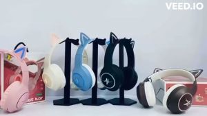 GRATIS ONGKIR Headset Bluetooth Full Bass Bando Kucing Ear Cat YDM52 Stereo HiFi Sound