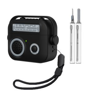 เคสดีไซน์สุดสร้างสรรค์สำหรับ2024 Airpods 4ล็อกป้องกันสายคล้องแบบมีเคสป้องกันสำหรับ Airpods Pro 2อุปกรณ์เสริมสำหรับหูฟังพร้อมอุปกรณ์ทำความสะอาดกล้อง