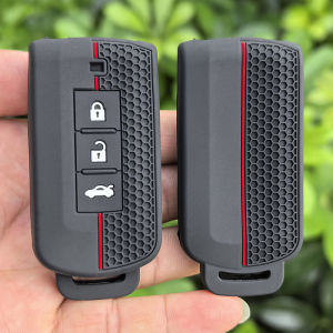 Silicone Car Key Case Cover Shell For Mitsubishi Xpander Outlander ASX Pajero Eclipse Cross Montero