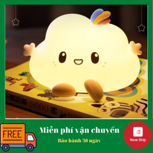 ✨Đèn Ngủ Silicon Để Bàn Hình Dáng Đám Mây Dễ Thương  Đèn Decor Trang Trí Thay Đổi 16 Màu Sáng Liên Tục