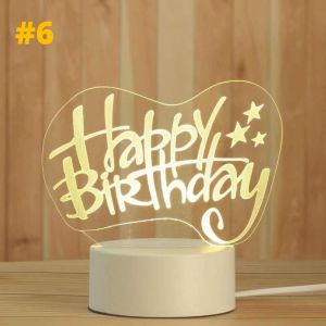 3 Colour 3D Night Light LED Lampu Tidur Meja Table Lamp Birthday Present Gift Idea Hadiah Valentine Father Mother Teacher Graduation Christmas
