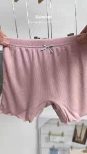 seluar dalam budak perempuan seluar dalam pendek kids girl ribbon panties modal cotton underwear underpants safety 2-14 yrs shorts innerwear