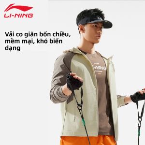 Li-Ning | Áo Khoác Thể Thao Nam Có Mũ Co Giãn Đa Chiều Thoáng Khí