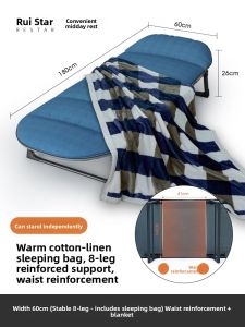 RESTAR | Portable Easy-to-Assemble Single Lunch Break Bed