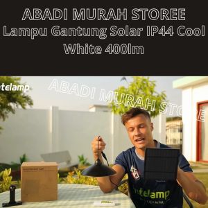 COD KIRIM CEPAT AMARYLLIS Lampu Gantung Solar IP44 Cool White 400lm with Remote - AMR24 / Lampu taman hias solar tenaga surya aotdoor anti air otomatis
