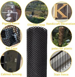 ตาข่ายพลาสติก PVC 6 เหลี่ยม รู 1 มม. 0.4x3ม. ที่กั้นรอบล้อมรั้ว ตาข่ายล้อมไก่ ตาข่ายกันนก ตาข่ายปูหิน ตาข่ายล้อมรั้ว ตาข่ายกรงไก่ กันนก รองหิน