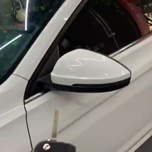 Quietness For Audi A3 Rearview Mirrors, Flowing Water Turn Signals, and a Touch of Blue Modification - 3J6H8G