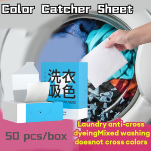 Dye Prevention Sheets Paper Color-Absorbing  Prevent Dyeing Color-Insulating Color Catcher Laundry Wash Color Protection