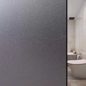 Matte Pure Frosted Window Film Privacy Glass for Home Door Tint UV Protective Sticker W122CM x L45CM