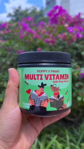 [Dog] Peppy Paws Pet Supplement Skin & Coat | Healthy Gut | Multi Vitamin | Flea & Tick | Hip & Joint (120 soft chews)