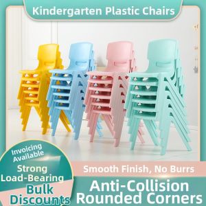 Child Use Plastic Chair with Backrest