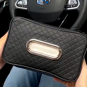NEW Car Chair Back Tissue Box PU Leather Tissue Napkin Paper Box Holder Kotak Kertas Tisu Tissue Paper Box