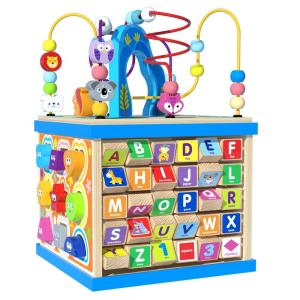MWZ | Early Education Wooden Intellectual Toy Four-faced