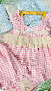 Set cánh tiên mặc nhà tiểu thư bèo tầng