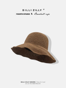 BILLI ZILLY | Foldable Wide-Brimmed Straw Sun Hat for Women