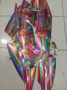 (COD) Les Striping sticker stiker variasi Yamaha Jupiter Z burhan hologram wanita berhijab terbaru
