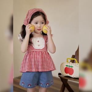 Girl Dress Summer Dress Childrens Pettiskirt Lolita Baby Girl Princess Dress Little Girl Puff Sleeves Doll Collar