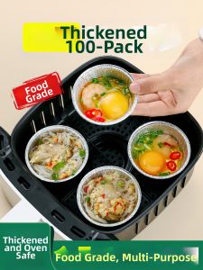 LIEHUFU | Baking Containers Disposable Aluminum Foil Bowls Small